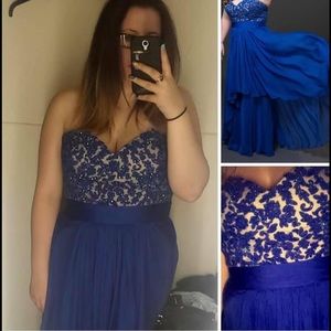 Royal Blue Grad Dress